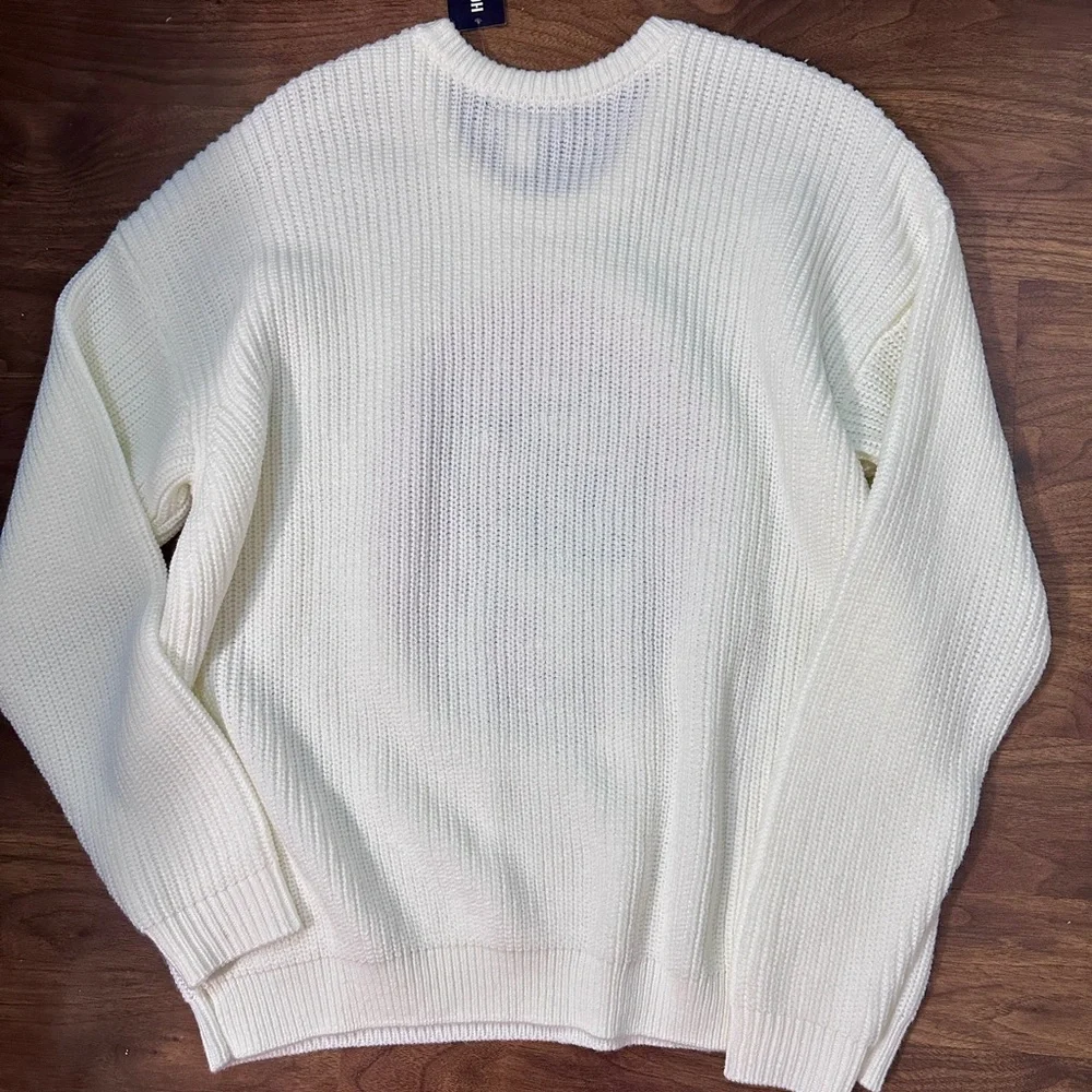 NWT Vintage-Style Cute Kitten Portrait Oversized Sweater - Picture 10 of 14